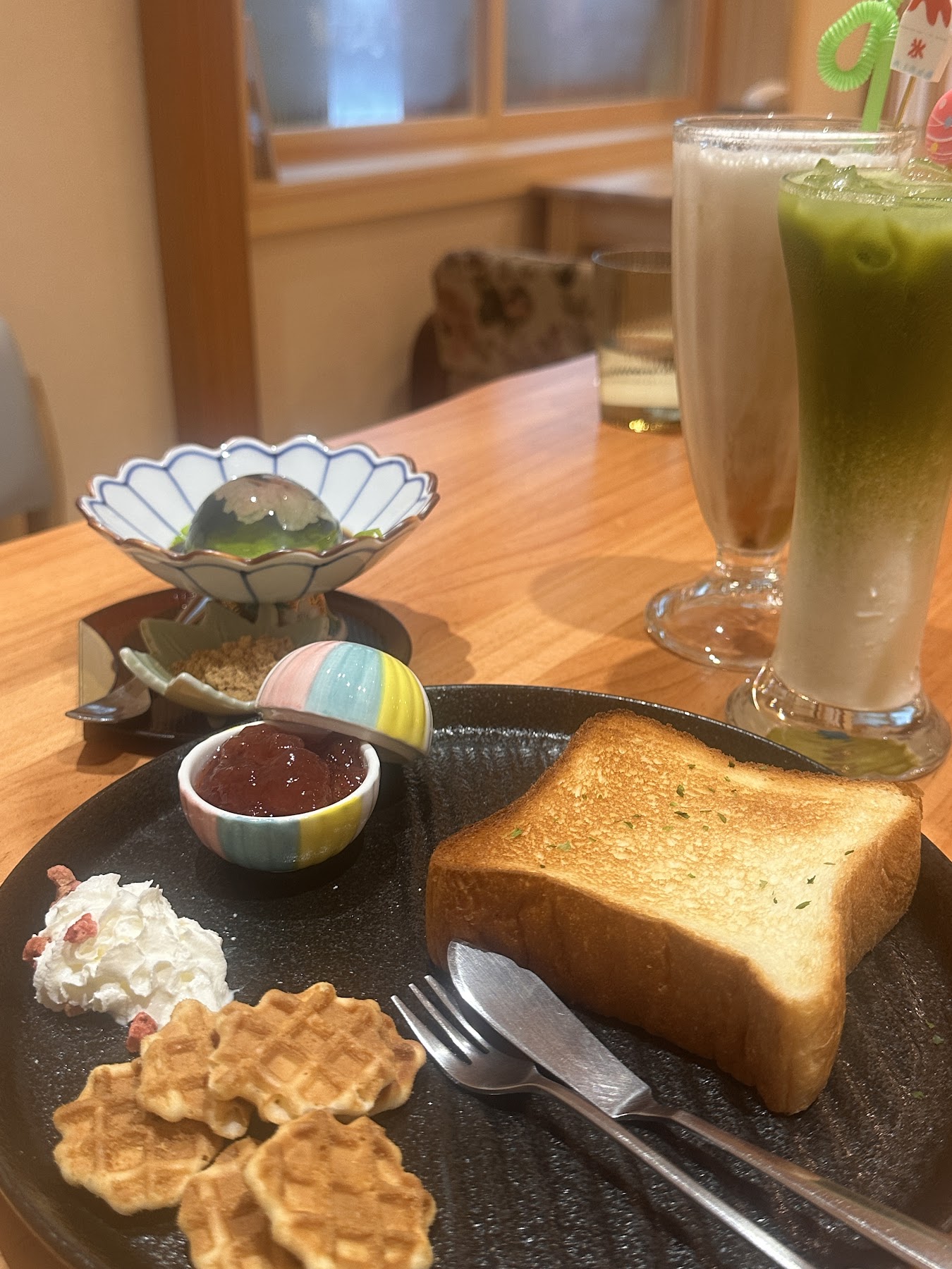 櫻珈琲永和仁愛總店生吐司甜點與飲品